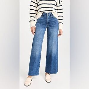 NWT Frame Le Slim Palazzo Raw Hem Jeans 29